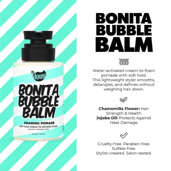 The Doux Bonita Bubble Balm Foaming Pomade 8oz