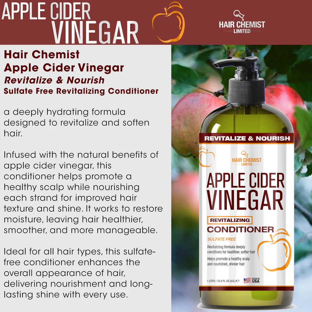 Hair Chemist Apple Cider Vinegar Conditioner 33oz
