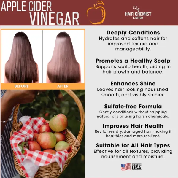 Hair Chemist Apple Cider Vinegar Conditioner 33oz