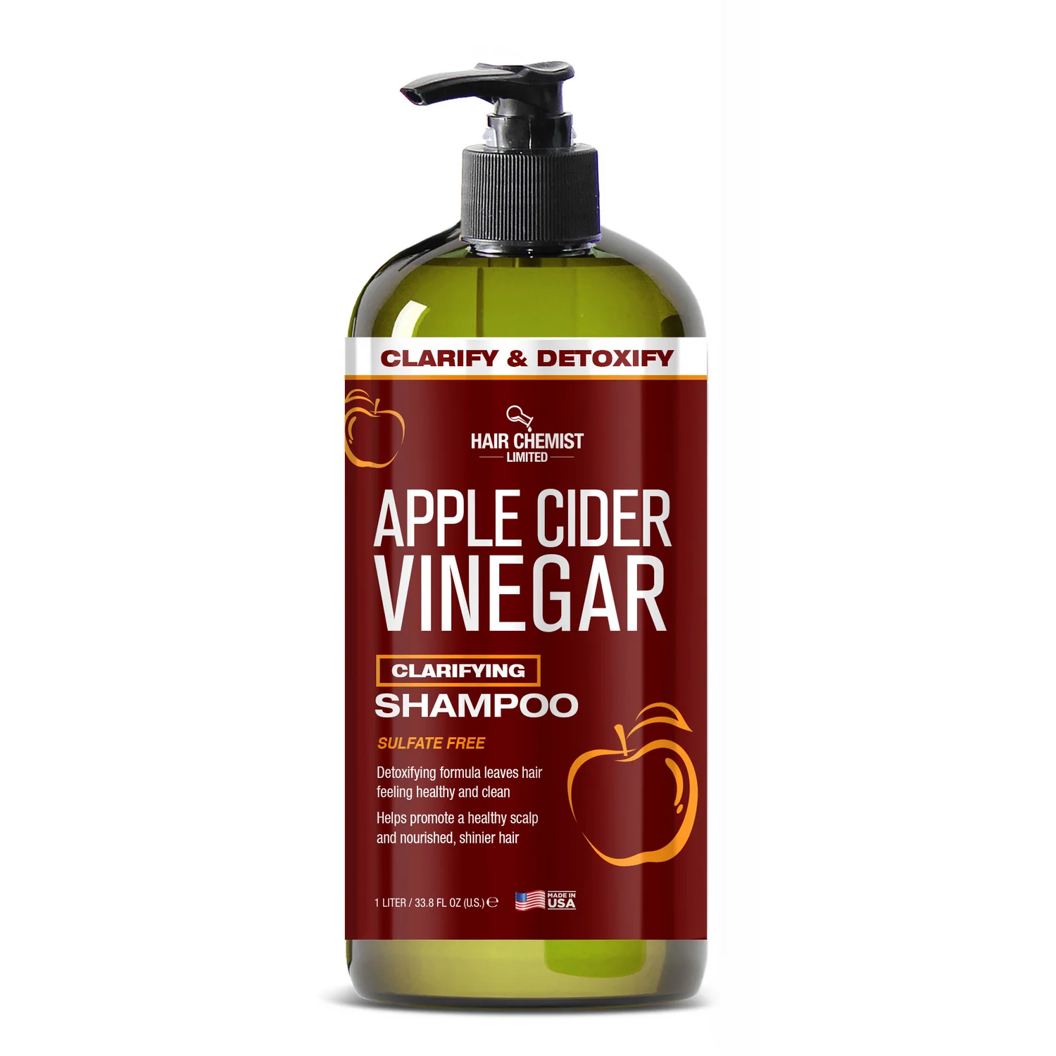 Hair Chemist Apple Cider Vinegar Shampoo 33oz Hair Chemist Apple Cider Vinegar Shampoo 33oz