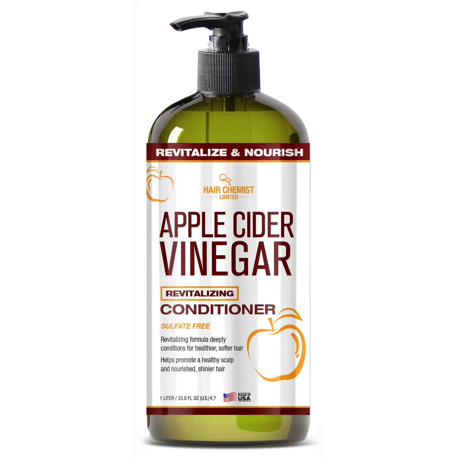 Hair Chemist Apple Cider Vinegar Conditioner 33oz Hair Chemist Apple Cider Vinegar Conditioner 33oz