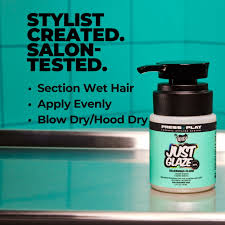 The Doux Press Play Just Glaze Silkening Fluid 2oz