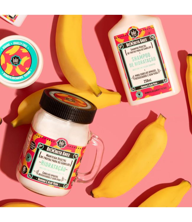 Lola Cosmetics Be(m)dita Ghee - Banana and Aloe Vera Hydrating Shampoo 250ml