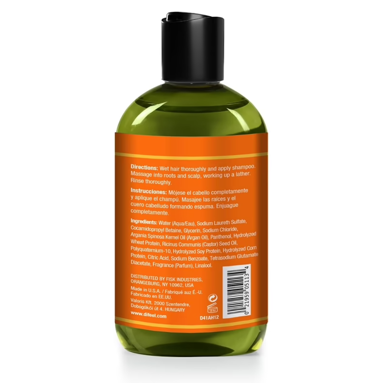Difeel Argan Hydrating Shampoo 354ml / 12oz