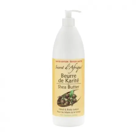 Secret d'Afrique Shea Butter Hand & Body Lotion 500 ml with pump