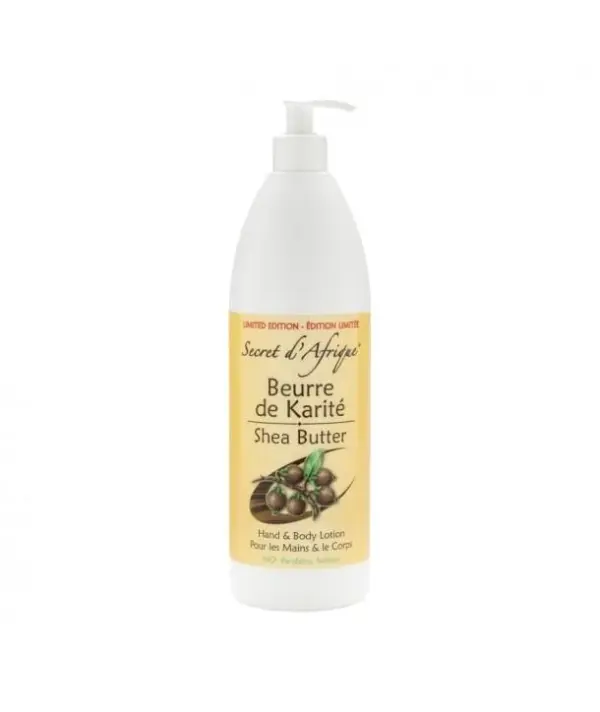 Secret d'Afrique Shea Butter Hand & Body Lotion 500 ml with pump