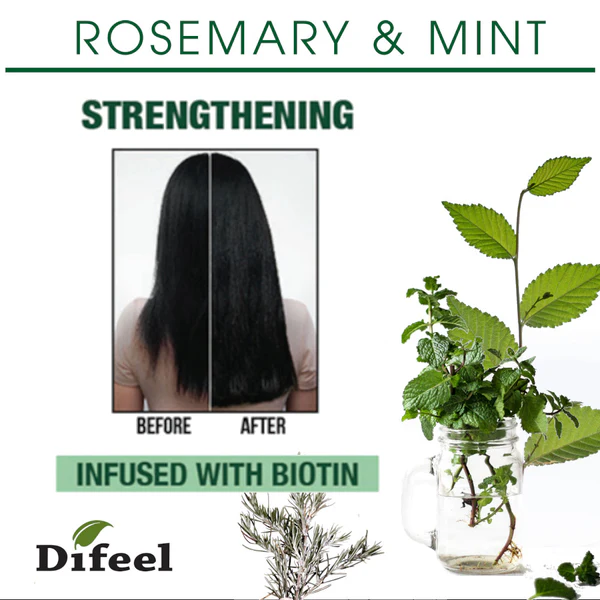 Difeel Rosemary & Mint Hair Mask 12oz