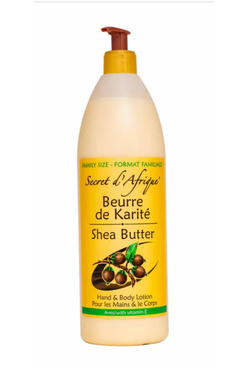 Secret d'Afrique Shea Butter Hand & Body Lotion 500 ml with pump Secret d'Afrique Shea Butter Hand & Body Lotion 500 ml with pump