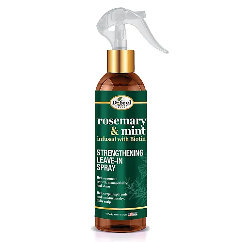 Difeel Rosemary & Mint Strengthening Leave-In Spray 6oz