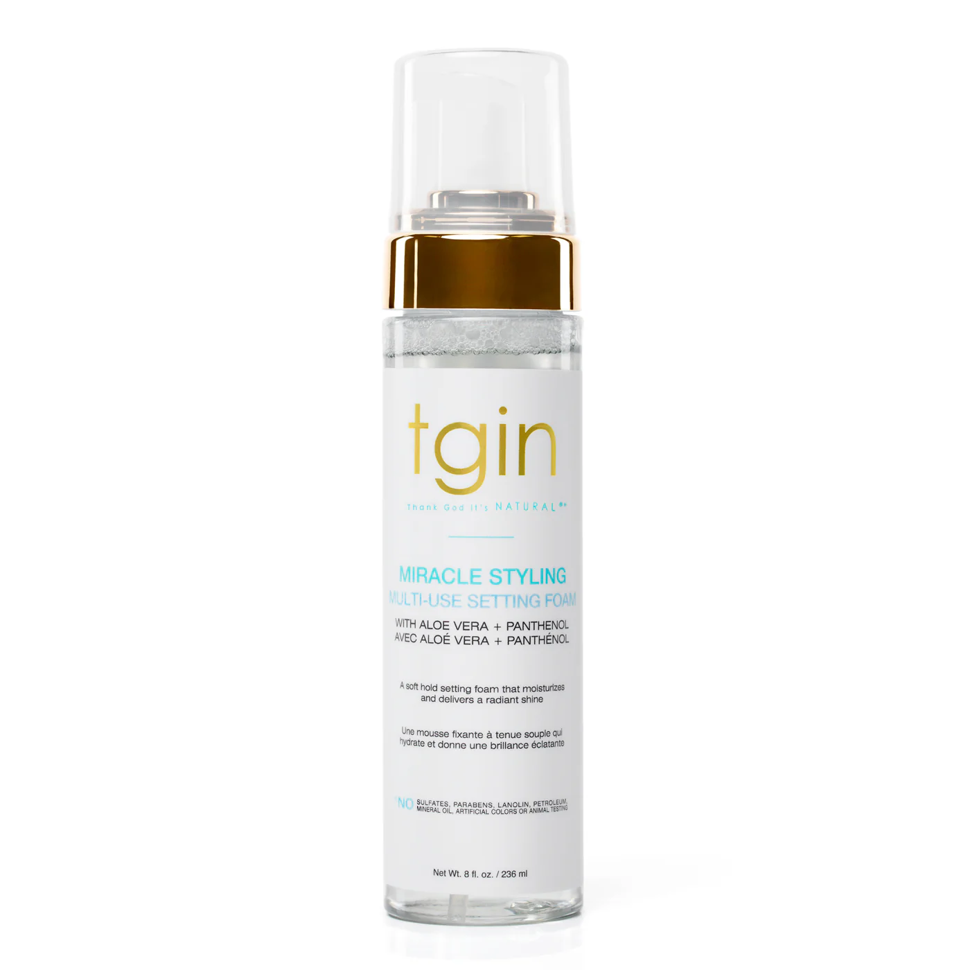 TGIN Miracle Styling Multi-Use Setting Foam 8oz TGIN Miracle Styling Multi-Use Setting Foam 8oz
