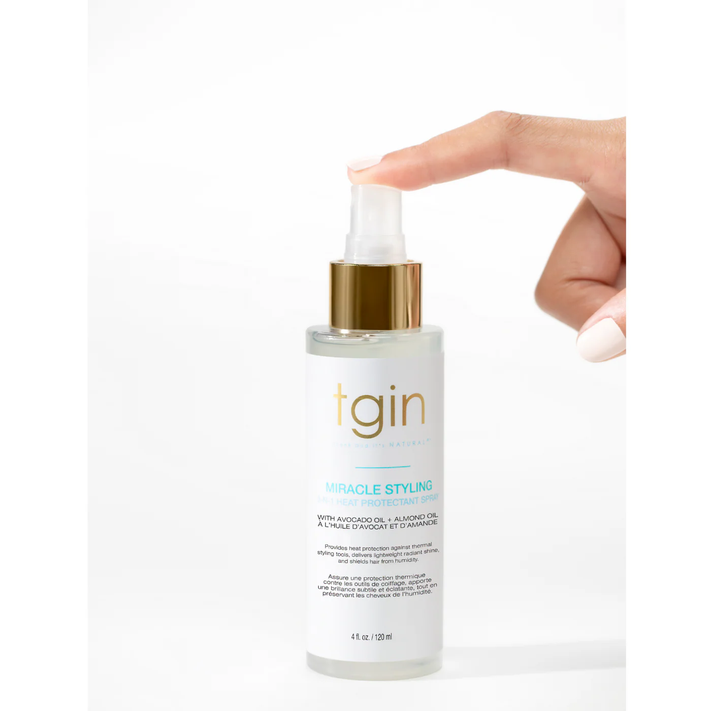 TGIN Miracle Styling 3in1 Heat Protectant Spray 4oz