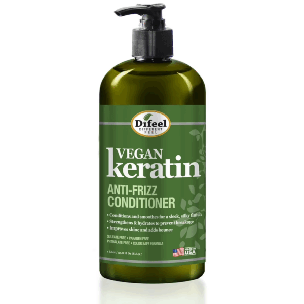 Difeel Vegan Keratin Anti Frizz Conditioner 355ml / 12 oz