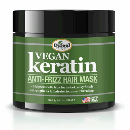 Difeel Vegan Keratin Anti Frizz Hair Mask 340g / 12oz