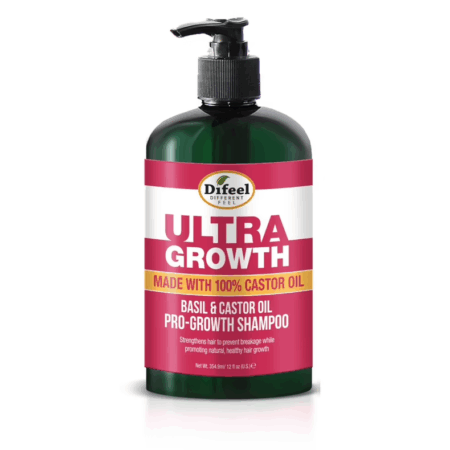 Difeel Ultra Growth Basil & Castor Oil Pro Growth Shampoo 354ml / 12oz