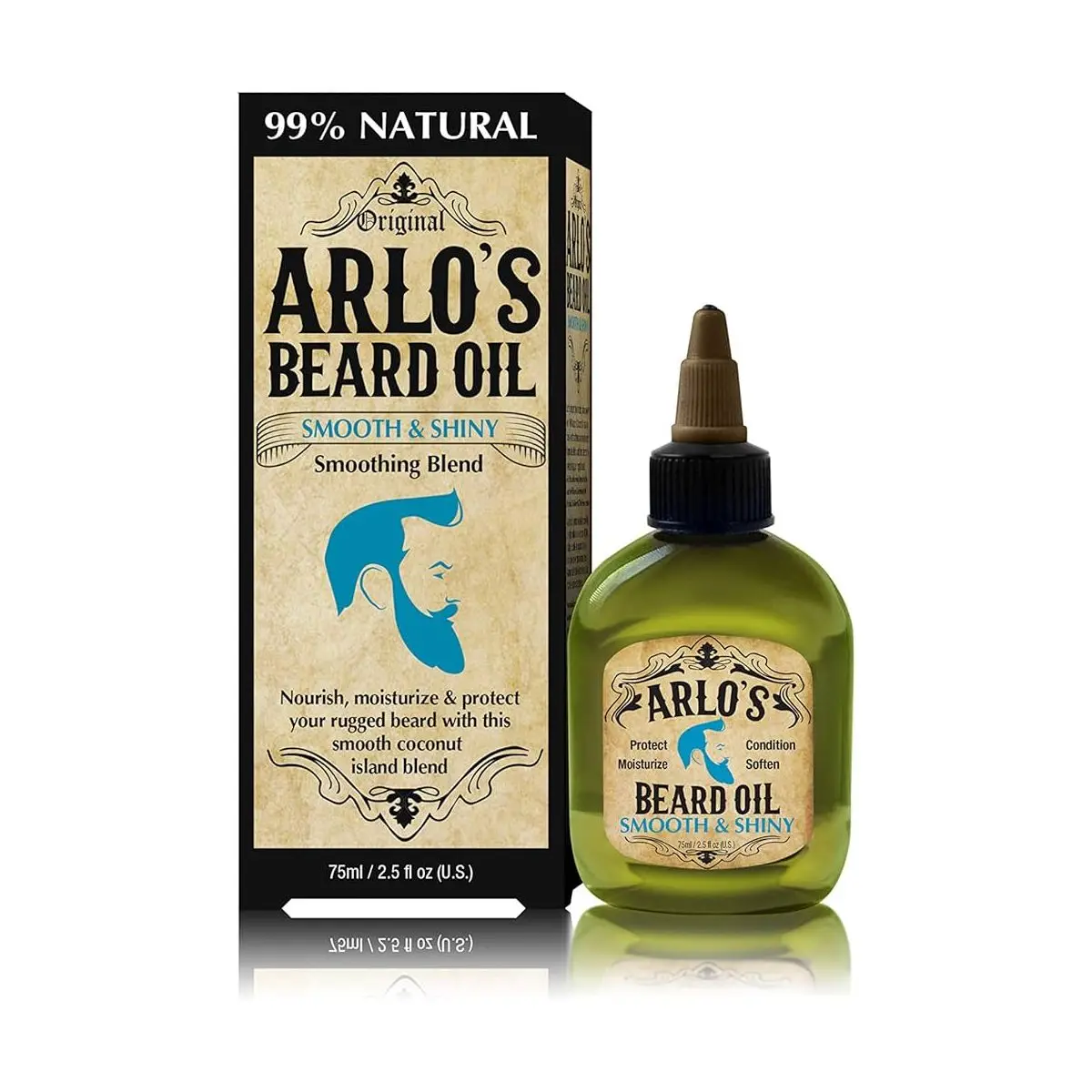 Arlo's Beard Oil Smooth & Shiny Coconut 75ml Arlo's Beard Oil Smooth & Shiny Coconut 75ml