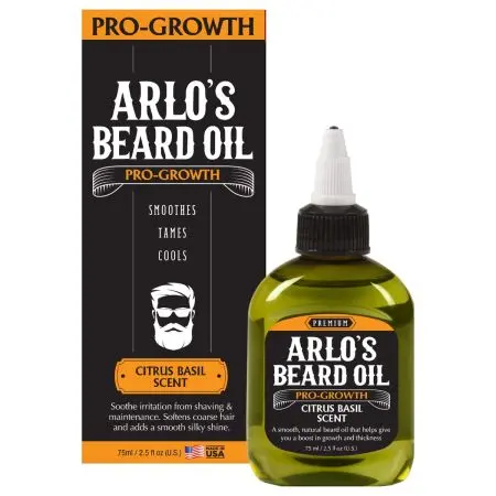 Arlo's Beard Oil Pro Growth Citrus Basil 75ml