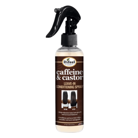 Difeel Caffeine and Castor Leave-In Spray 177ml / 6oz