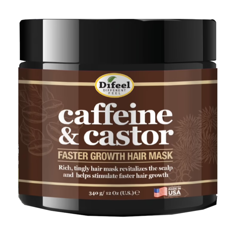 Difeel Caffeine and Castor Mask 340ml / 12oz