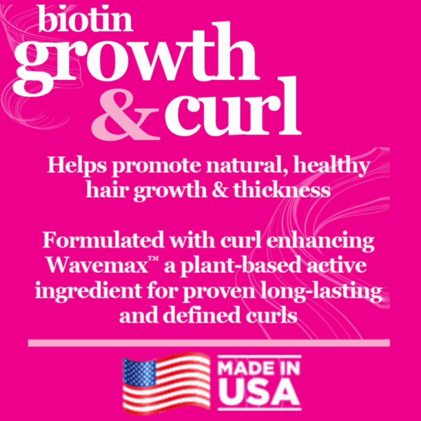 Difeel Growth and Curl Biotin Premium Hair Oil 237ml / 8oz
