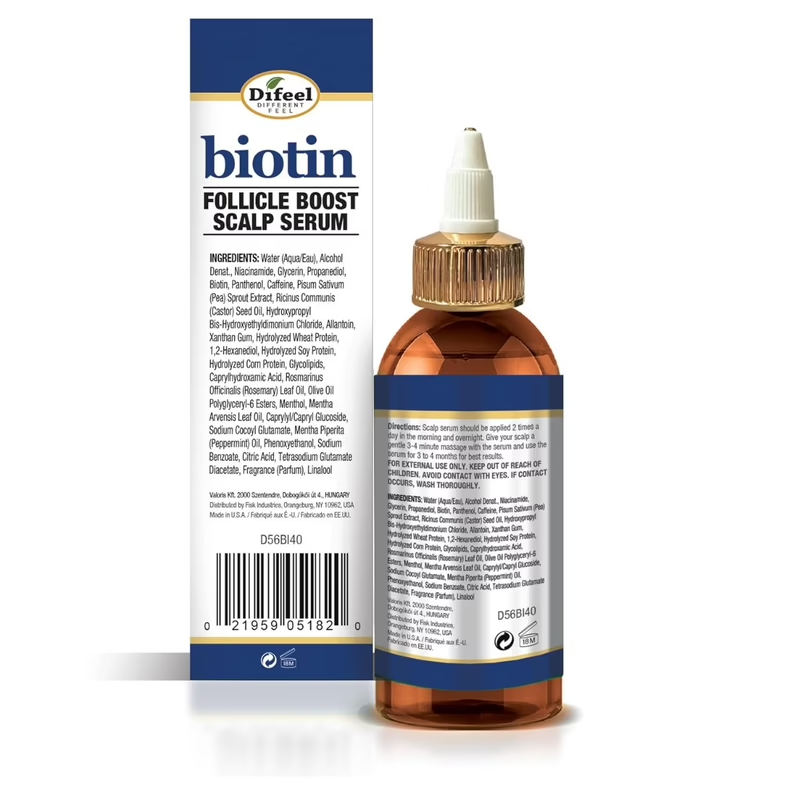 Difeel Follicle Boost Scalp Serum Biotin 237ml / 8 oz