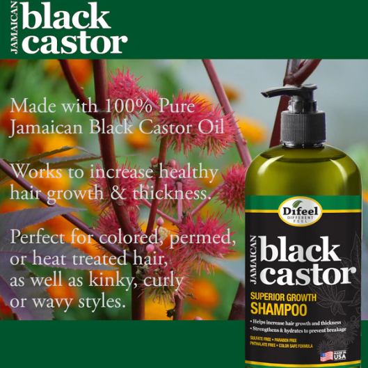 Difeel Jamaican Black Castor Superior Growth Shampoo 354ml / 12oz