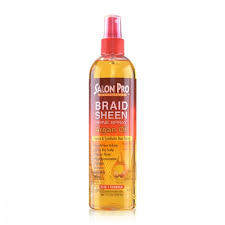 Salon Pro Braid Sheen Spray - Moroccan Argan oil 12oz