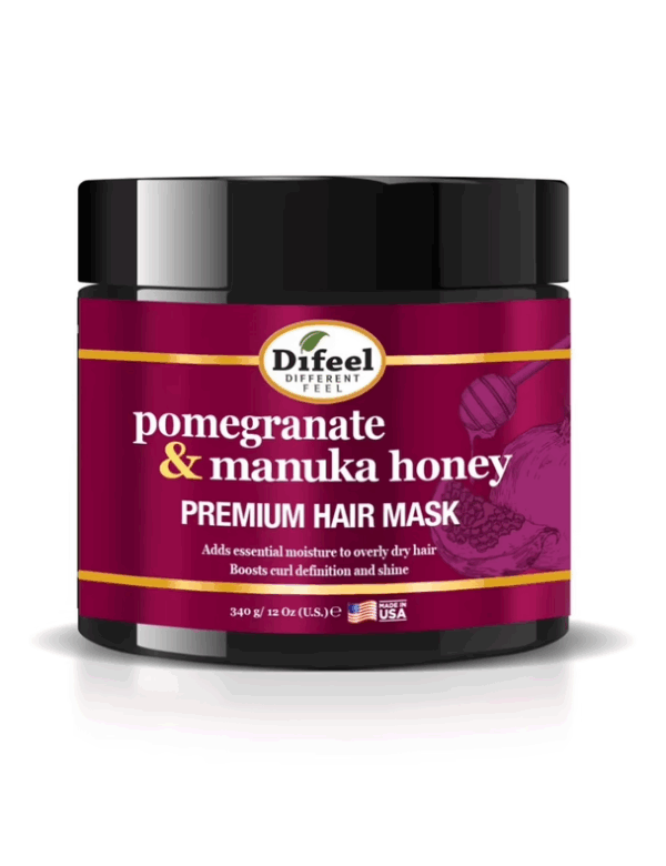 Difeel Pomegranate Manuka Honey Hair Mask 12oz