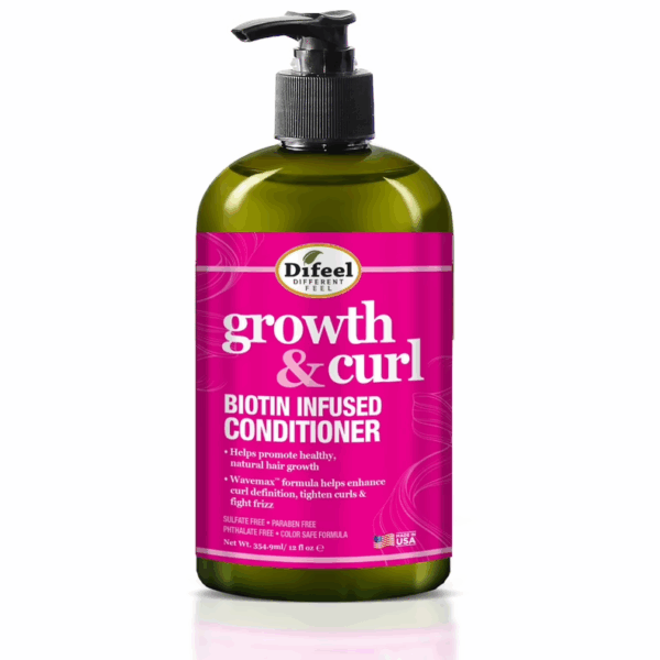Difeel Growth and Curl Biotin Conditioner 354ml / 12oz