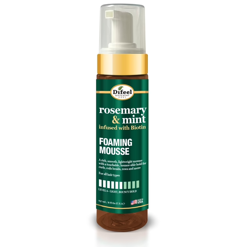 Difeel Rosemary & Mint Foaming Mousse 237ml / 8oz Difeel Rosemary & Mint Foaming Mousse 237ml / 8oz