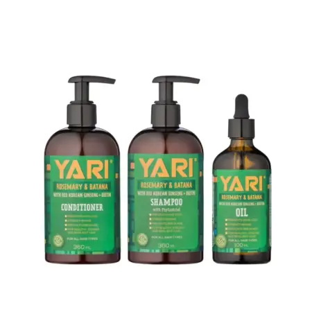 Yari Rosemary & Batana Conditioner, Shampoo & Oil - Set of 3