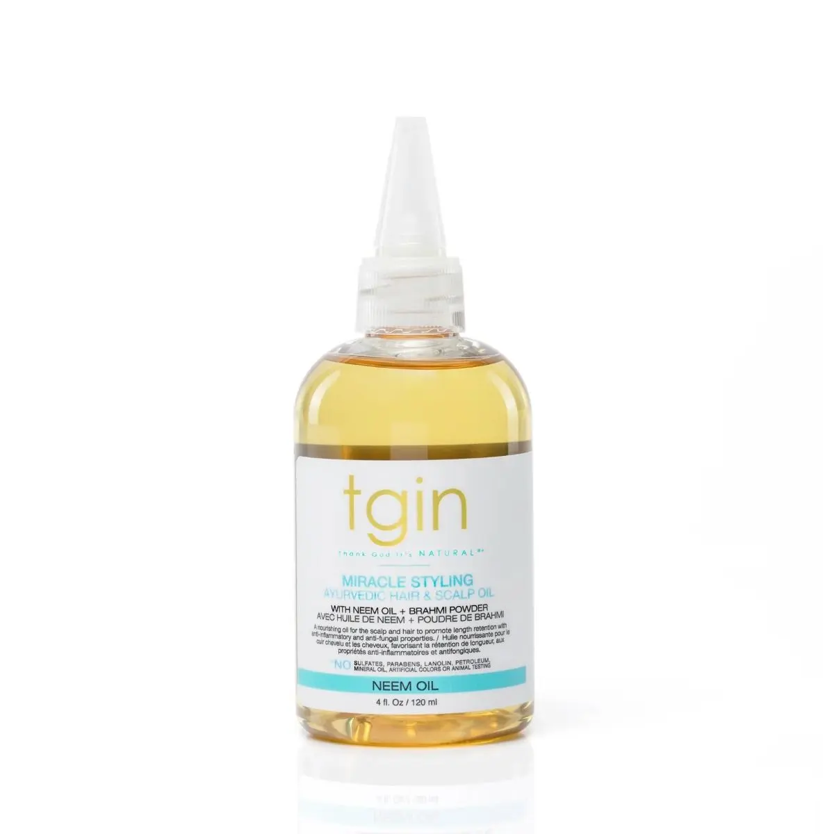 TGIN Miracle Styling Ayurvedic Hair & Scalp Oil 4oz TGIN Miracle Styling Ayurvedic Hair & Scalp Oil 4oz