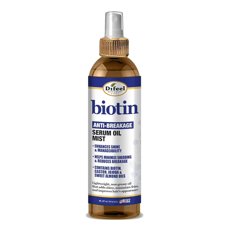 Difeel Anti-Breakage Serum Oil Mist Biotin 237ml / 8oz Difeel Anti-Breakage Serum Oil Mist Biotin 237ml / 8oz