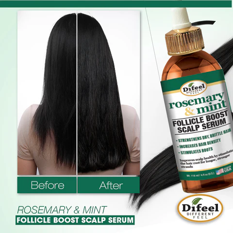 Difeel Follicle Boost Scalp Serum Rosemary Mint 8 oz
