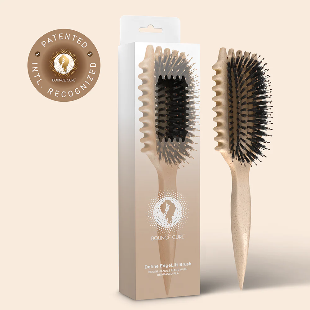Bounce Curl Define EdgeLift Brush - Tan/Bruintint