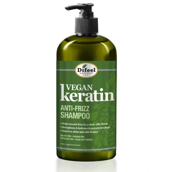 Difeel Vegan Keratin Shampoo 12 oz