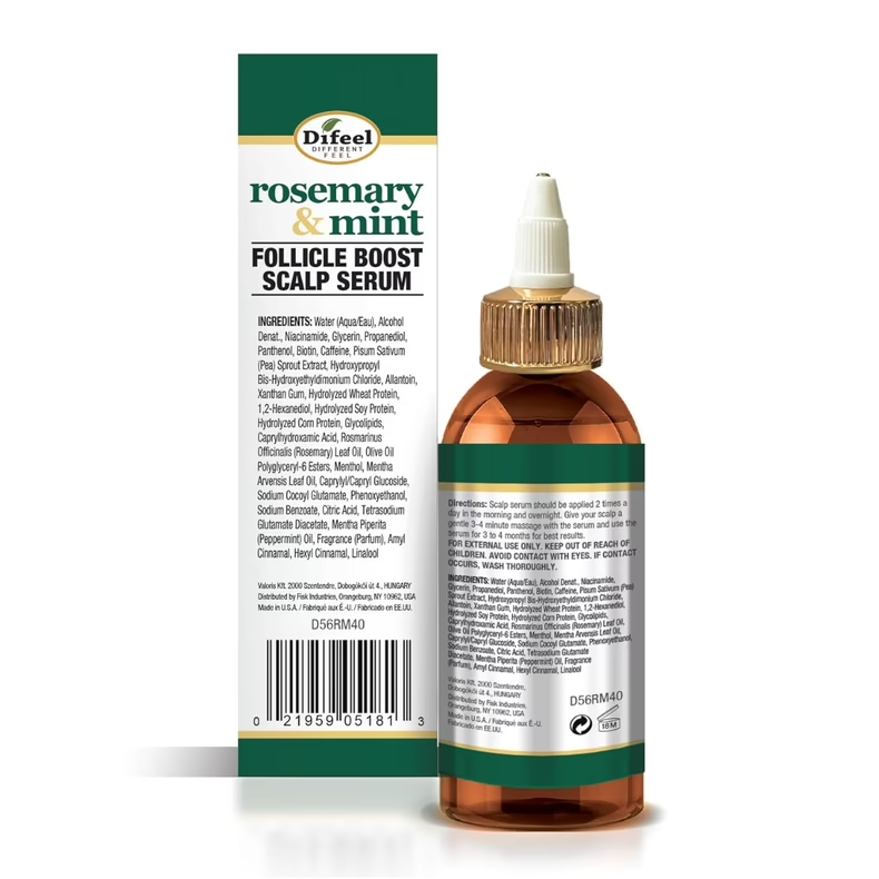 Difeel Follicle Boost Scalp Serum Rosemary Mint 237ml / 8 oz