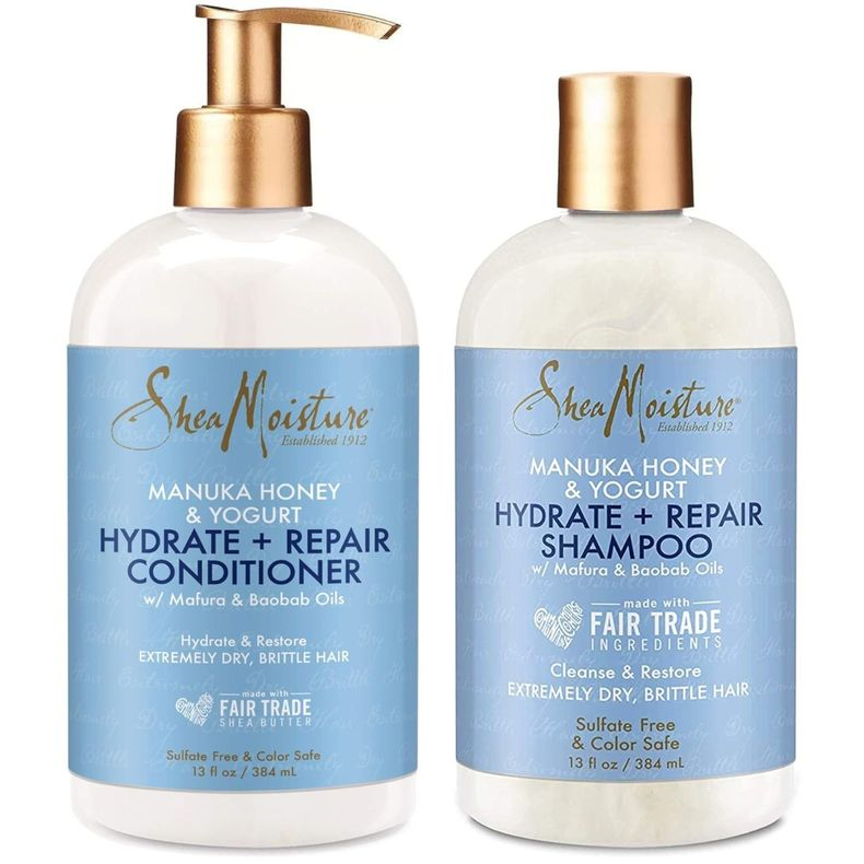 Shea Moisture Manuka Honey & Yoghurt Shampoo & Conditioner 13oz Shea Moisture Manuka Honey & Yoghurt Shampoo & Conditioner 13oz