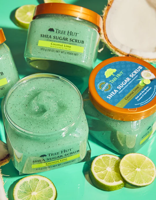 Tree Hut Sugar Scrub Shea Coconut Lime 510g