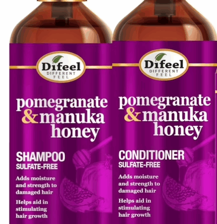 Difeel Pomegranate Manuka Shampoo & Conditioner Set 354ml / 12 oz
