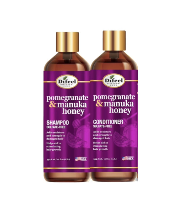 Difeel Pomegranate Manuka Shampoo & Conditioner Set 354ml / 12 oz