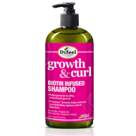 Difeel Growth and Curl Biotin Shampoo 354ml / 12oz
