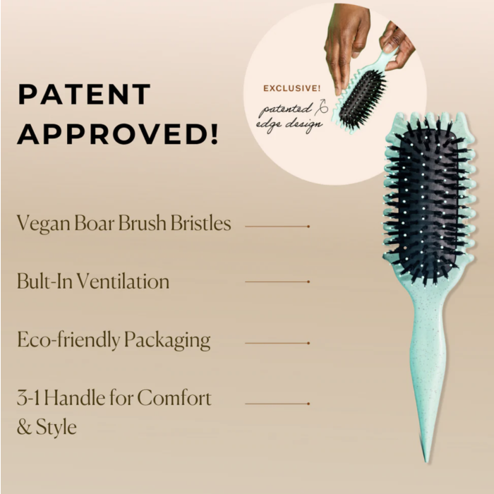 Bounce Curl Define EdgeLift Brush - Turquoise