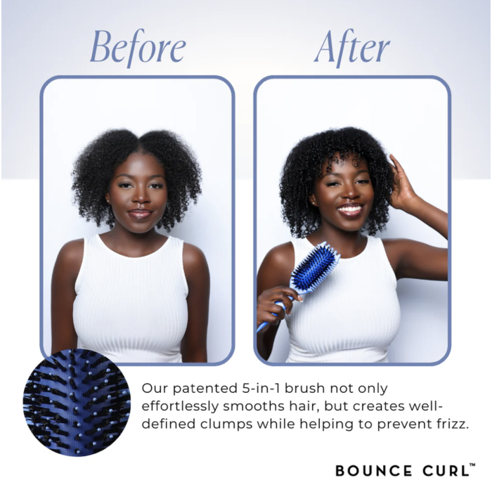 Bounce Curl Volume EdgeLift Brush - Blue/Blauw