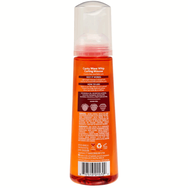 Cantu Shea Butter Natural Wave Whip Curl Mousse 248ml