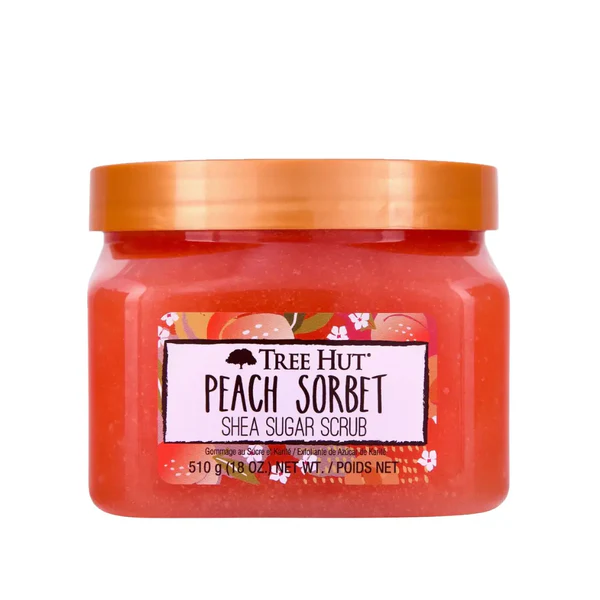 Tree Hut Sugar Scrub Shea Peach Sorbet 510g Tree Hut Sugar Scrub Shea Peach Sorbet 510g