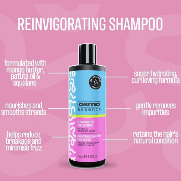 OSMO Essence Reinvigorating Curl Shampoo 250ml OSMO Essence Reinvigorating Curl Shampoo 250ml