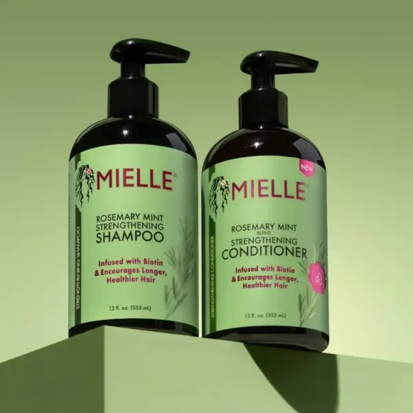 Mielle Rosemary Mint Strengthening Shampoo & Conditioner Duopack 355ml