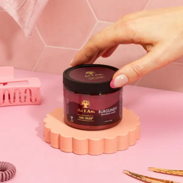 As I Am Curl Color Temporary Gel - Burgundy 170g