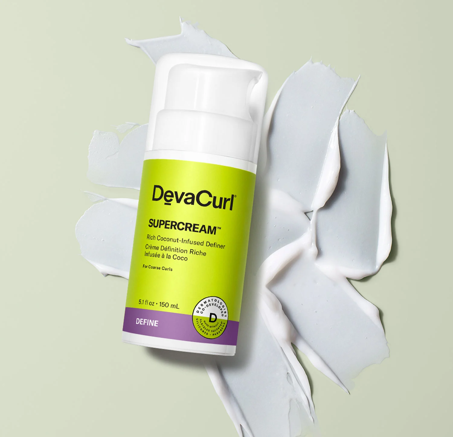 DevaCurl SuperCream Rich Coconut-Infused Definer 150ml