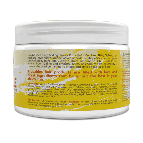 FroBabies Hair Puffy Hold Me Down Baby Gelle 355ml FroBabies Hair Puffy Hold Me Down Baby Gelle 355ml